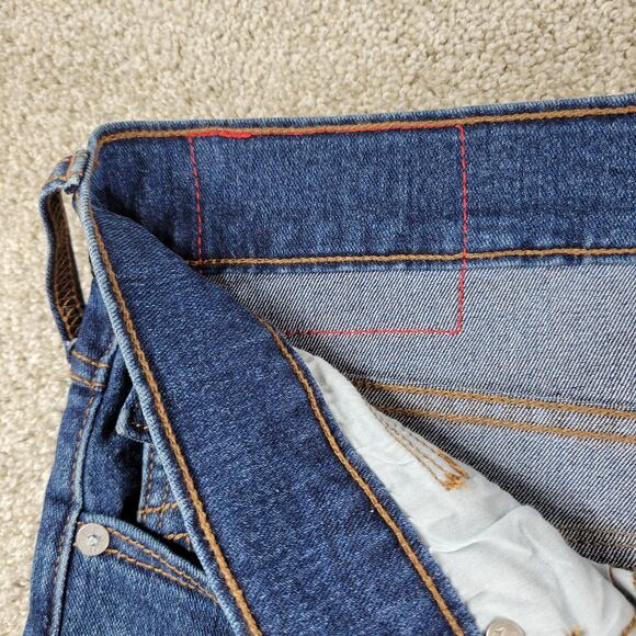 True Religion Mens Jeans Ricky 42x35  Blue Medium Wash Denim‎ Relaxed Straight - Picture 11 of 16